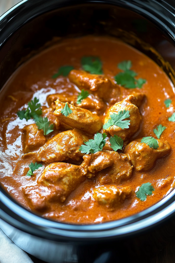 SLOW COOKER BUTTER CHICKEN Skinny Daily Recipes